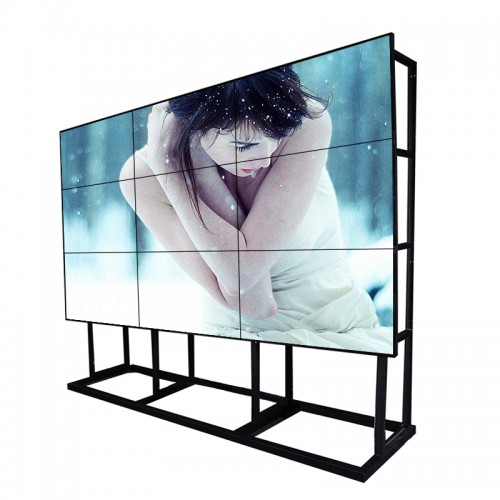 49 inch indoor meeting seamless 3x3 lcd video wall player