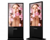55 Inch lcd digital signage advertising display Touch Screen Free Standing Kiosk Subway Digital Signage Screens
