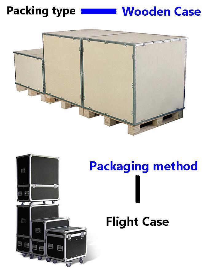 Leeman led display flying case or flight case packaging