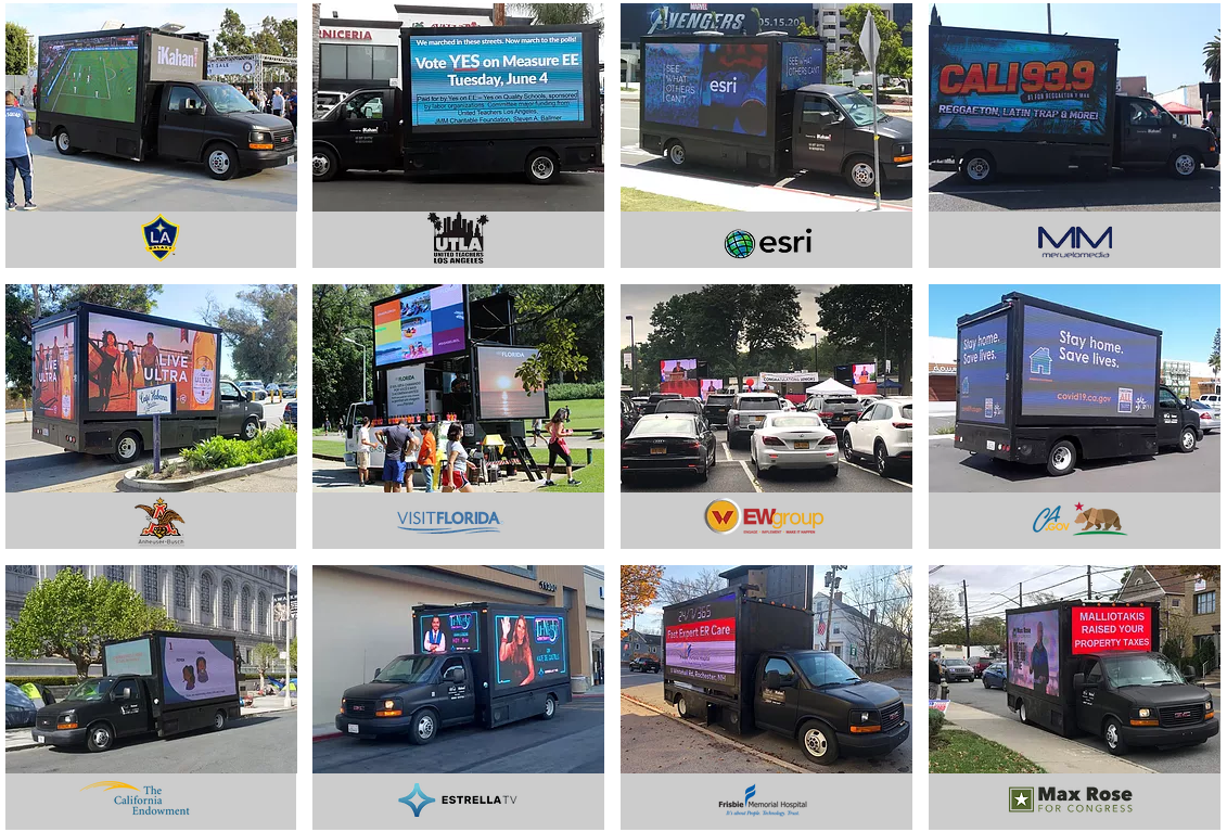 Digital Mobile Billboard Advertising Trucks