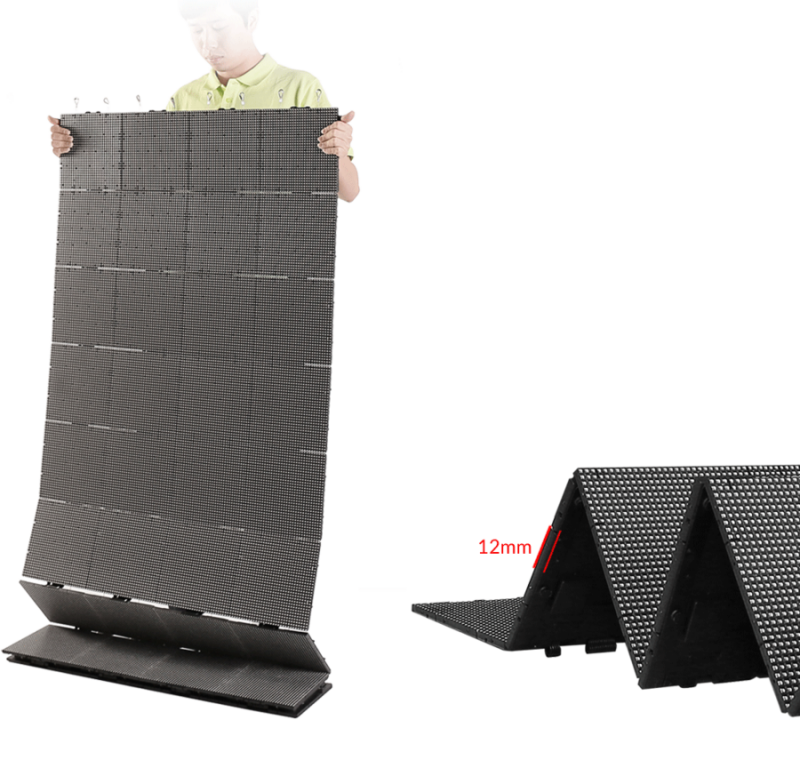 Foldable LED Display » Foldable LED Screen » Flexible Foldable led curtain
