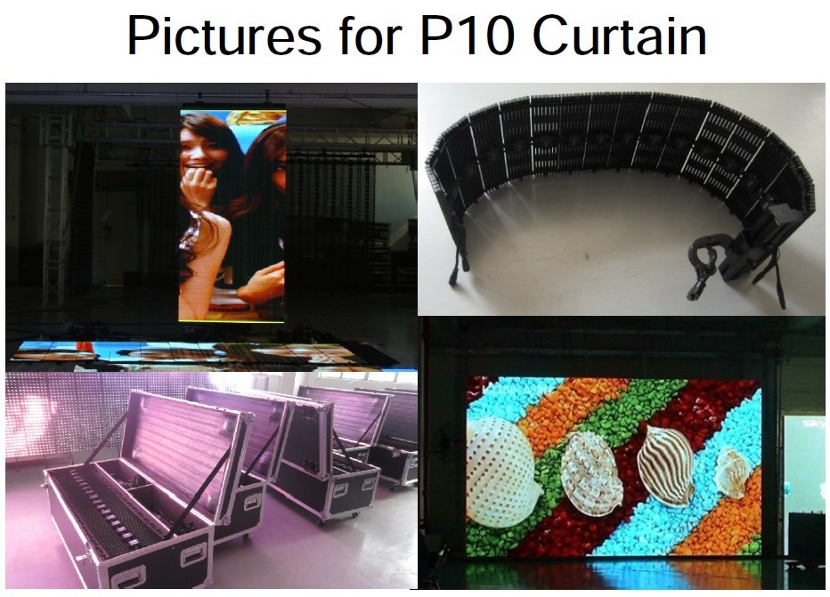 Flexible LED Screen Display LED Video Curtain