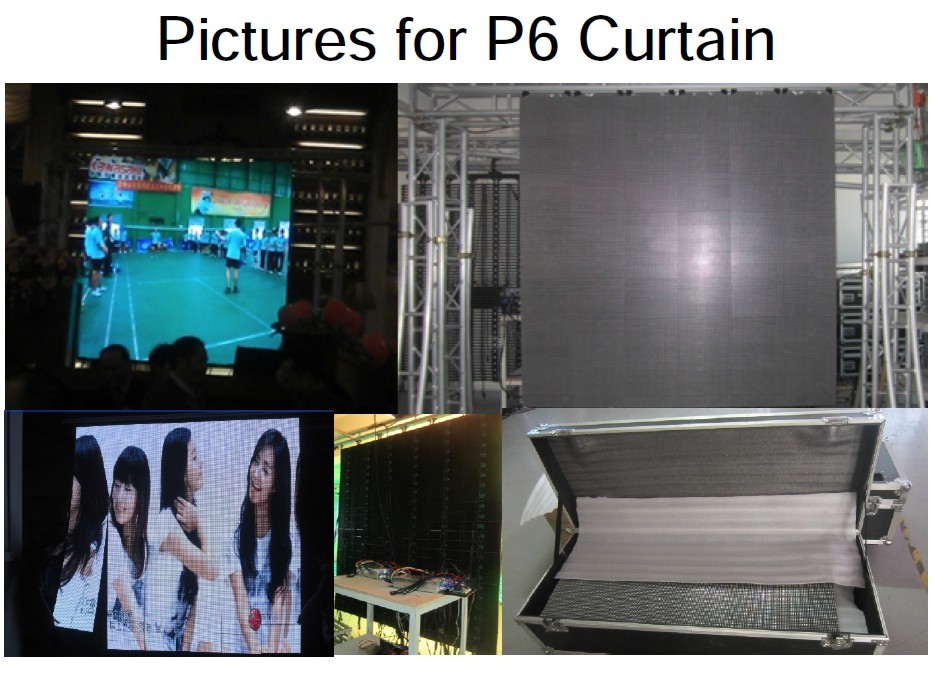 Flexible LED Screen Display LED Video Curtain