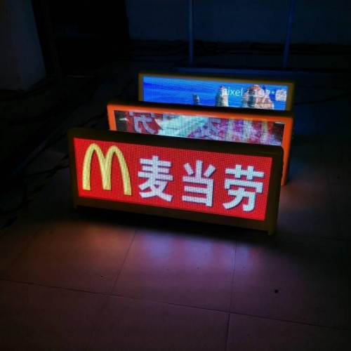 taxi led display sign