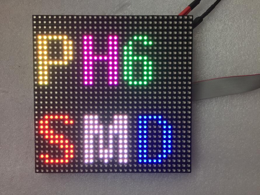 P6SMD full color outdoor LED module 192mm*192mm 