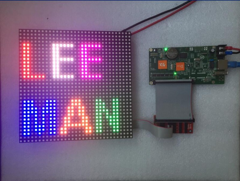 p6 indoor led module arduino 192x192 smd3528 rgb led panel 32x32 pixels