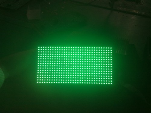 p10 green color led module