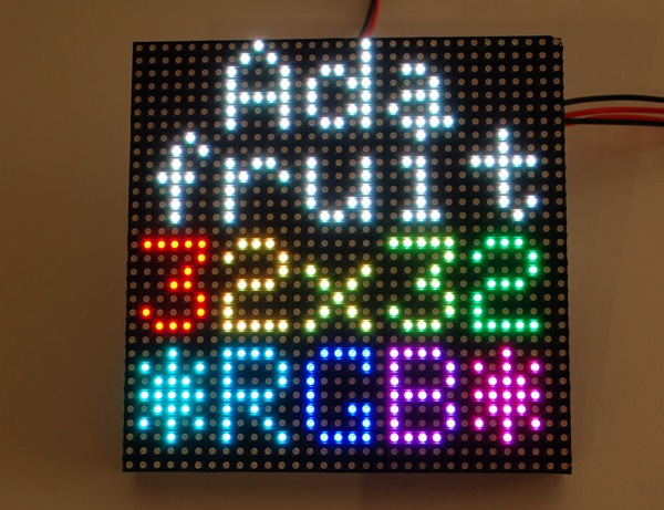 16*32 RGB LED Panel Light P6 Full Color Matrix Module 1/8 Scan