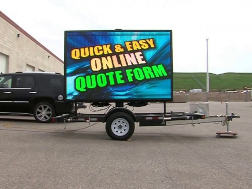 led mobile billboard truck for sale
