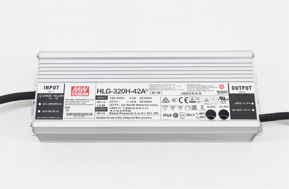 Meanwell HLG-320H-42A 320W Constant Voltage+Constant Current LED Driver