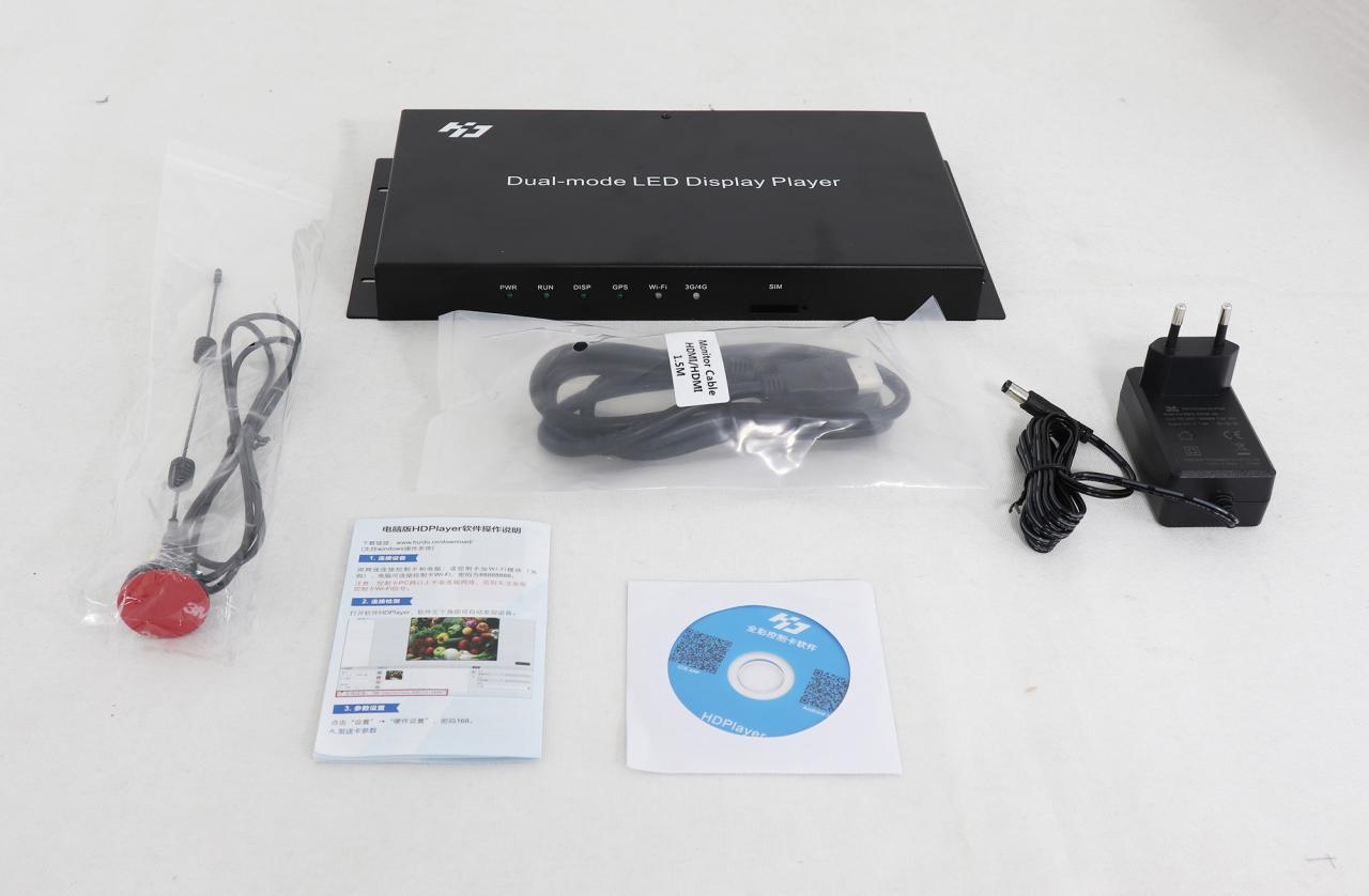  HUIDU HD-A4 Full Color LED Screen Dual-model Controller Box